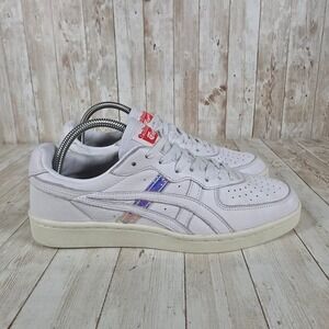 Onitsuka Tiger Court Shoes Iridescent Accents Leather Sneakers US‎ 10